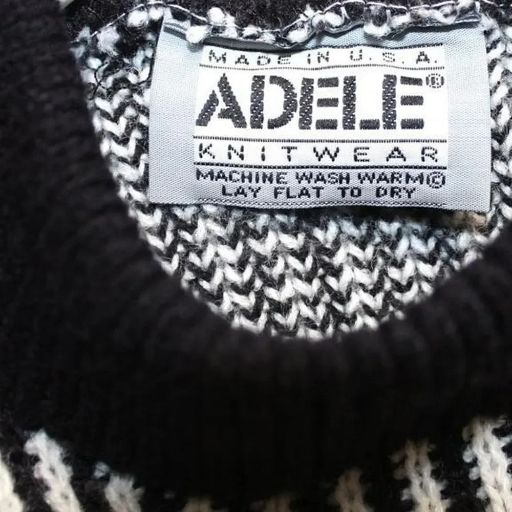 Vintage knitwear Sweater Teddy Bear 80s 90s - Picture 3 of 4